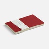 Бизнес-блокнот Megapolis Flex, бордовый с логотипом