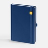 Ежедневник Favor Gold, недатированный, синий с логотипом