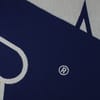 Шарф Bereg, серый с синим с логотипом