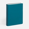 Ежедневник Spring Shall, недатированный, бирюзовый с логотипом
