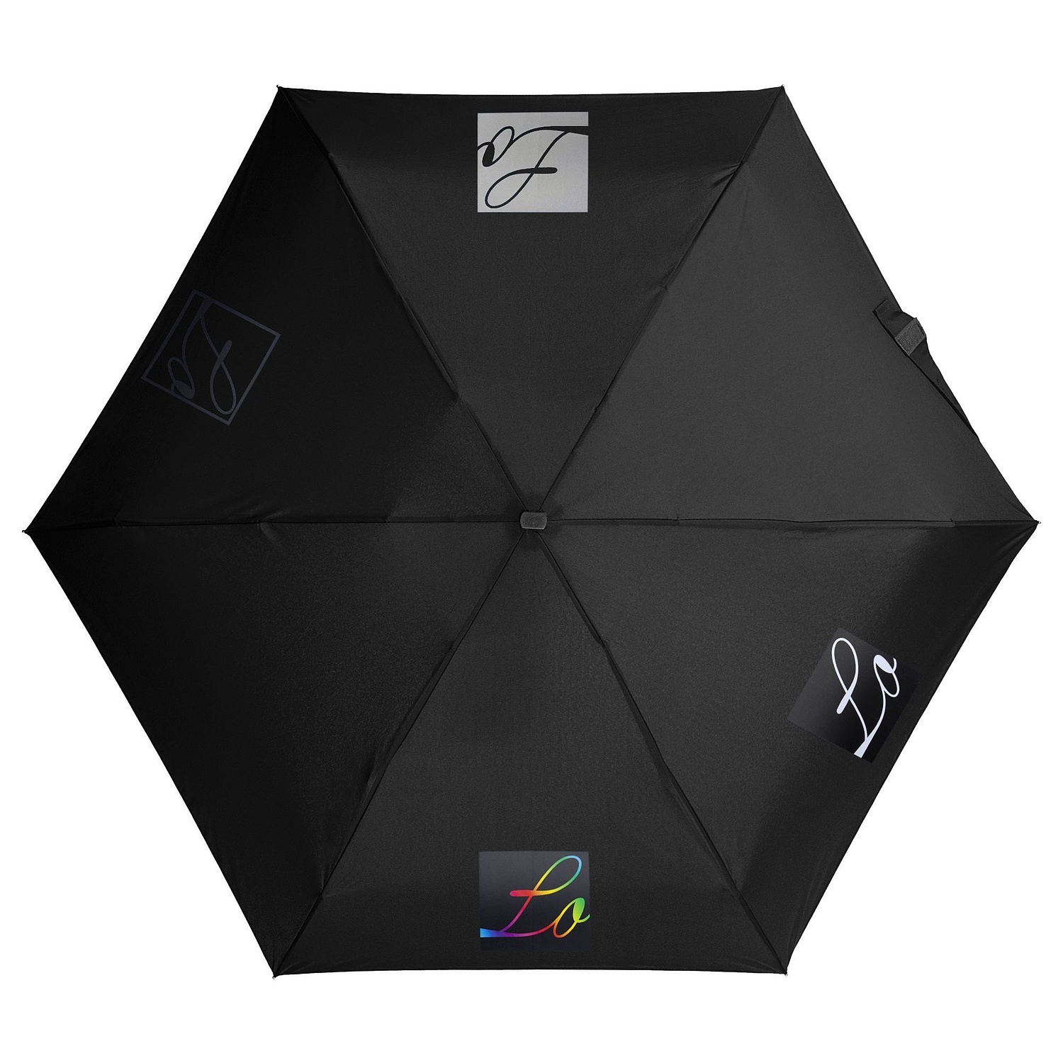 Зонт складной Five, черный