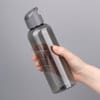 Бутылка для воды Plaske, серая с логотипом