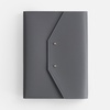 Ежедневник-органайзер Clean Slate, недатированный, серый с логотипом