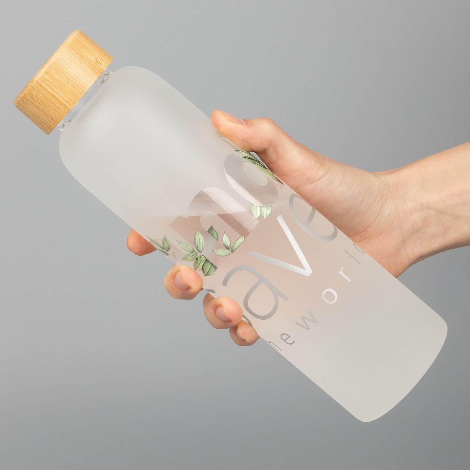 Бутылка для воды Nube, матовая с логотипом