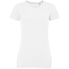 Футболка женская Millenium Stretch Women, белая с логотипом