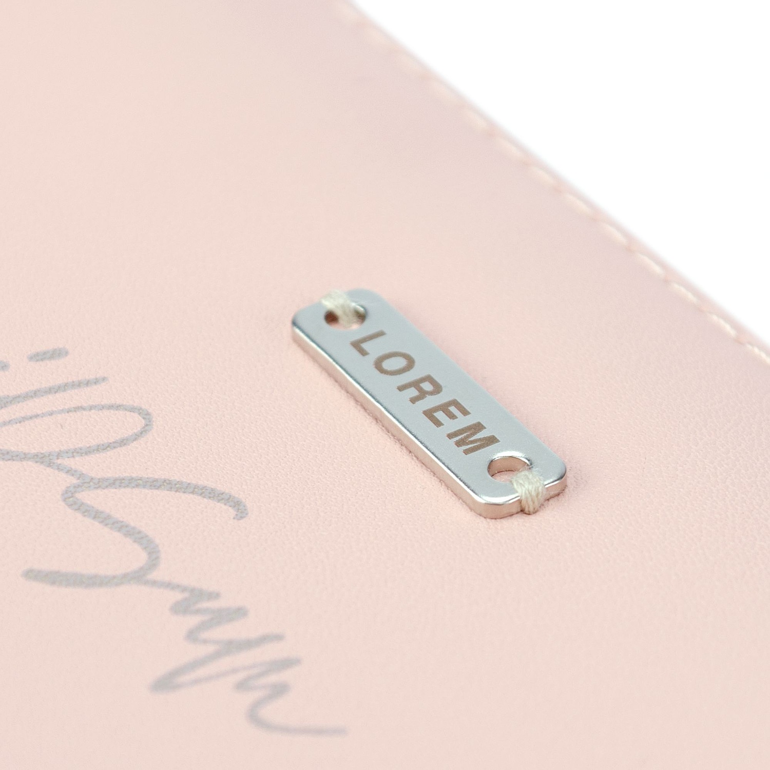 Шильдик металлический Alfa Liten, серебристый с логотипом