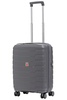 Чемодан Skyline S, серый с логотипом