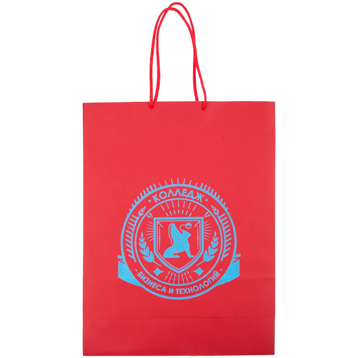 Пакет бумажный Porta L, красный