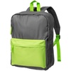 Рюкзак Sensa, серый с салатовым с логотипом