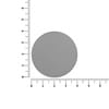 Наклейка тканевая Lunga Round, M, серая с логотипом