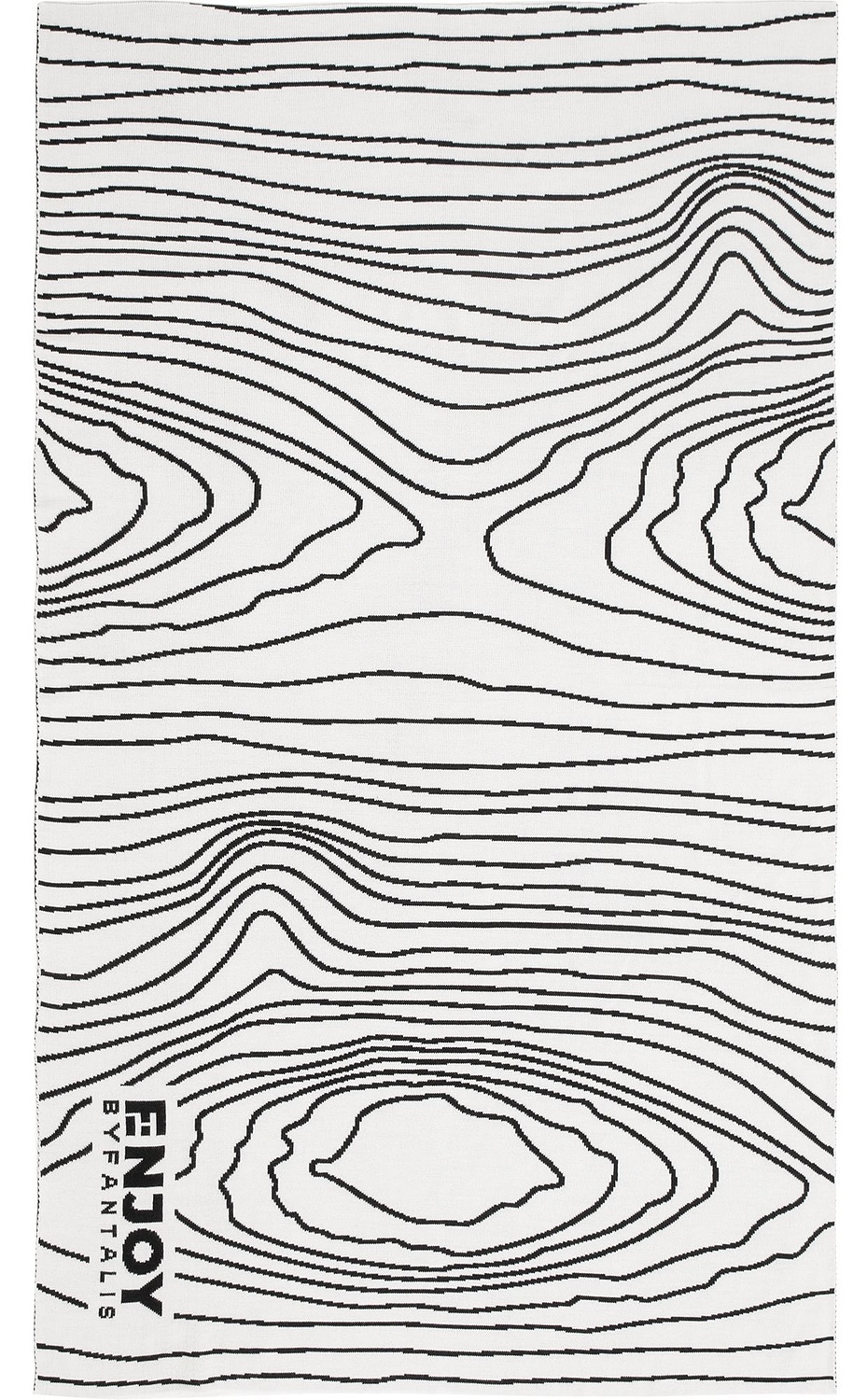 Плед на заказ Tricksy Net, 2 цвета, S, полушерсть с логотипом