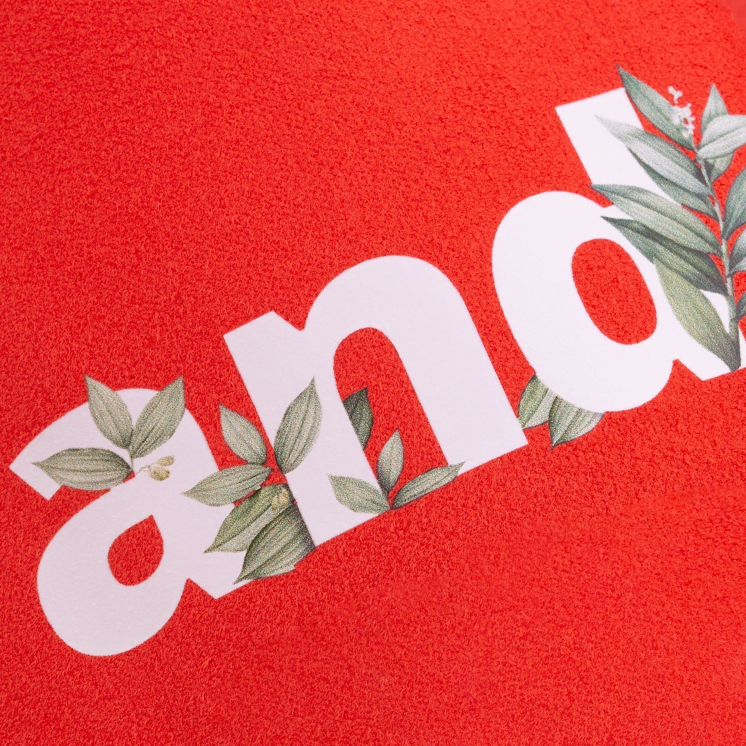 Полотенце спортивное Snaab, красное с логотипом