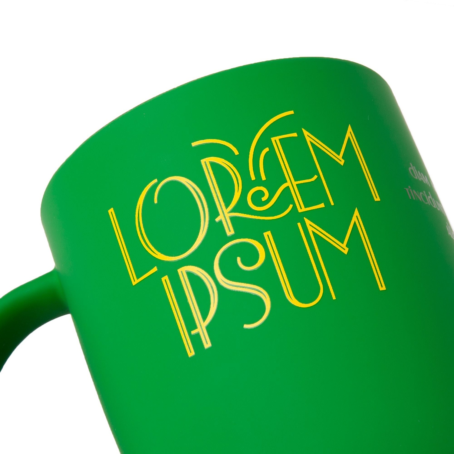 Кружка Surprise Touch Black с покрытием софт-тач, зеленая с логотипом