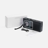 Bluetooth-колонка с радио Comradio, черная с логотипом