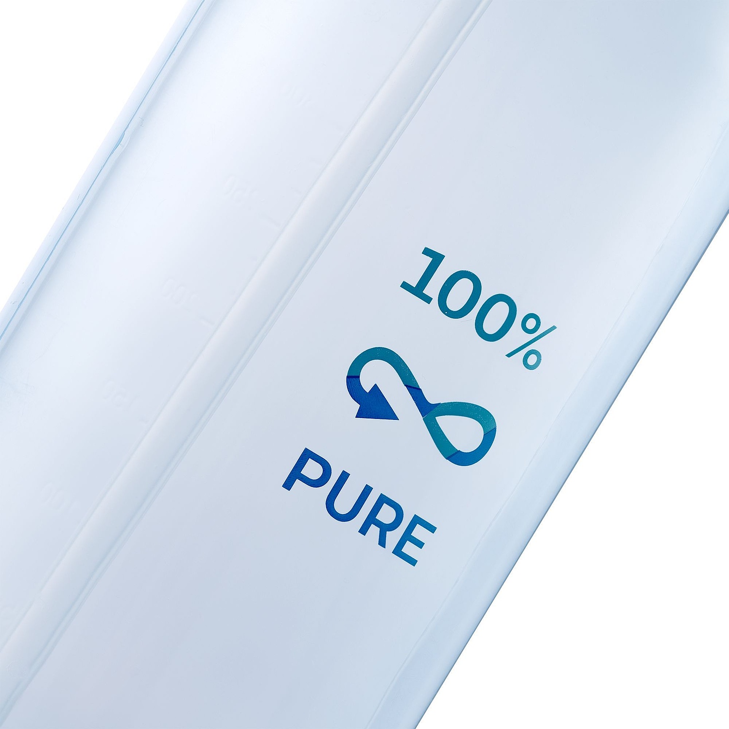 Бутылка для воды Aquarius, синяя с логотипом