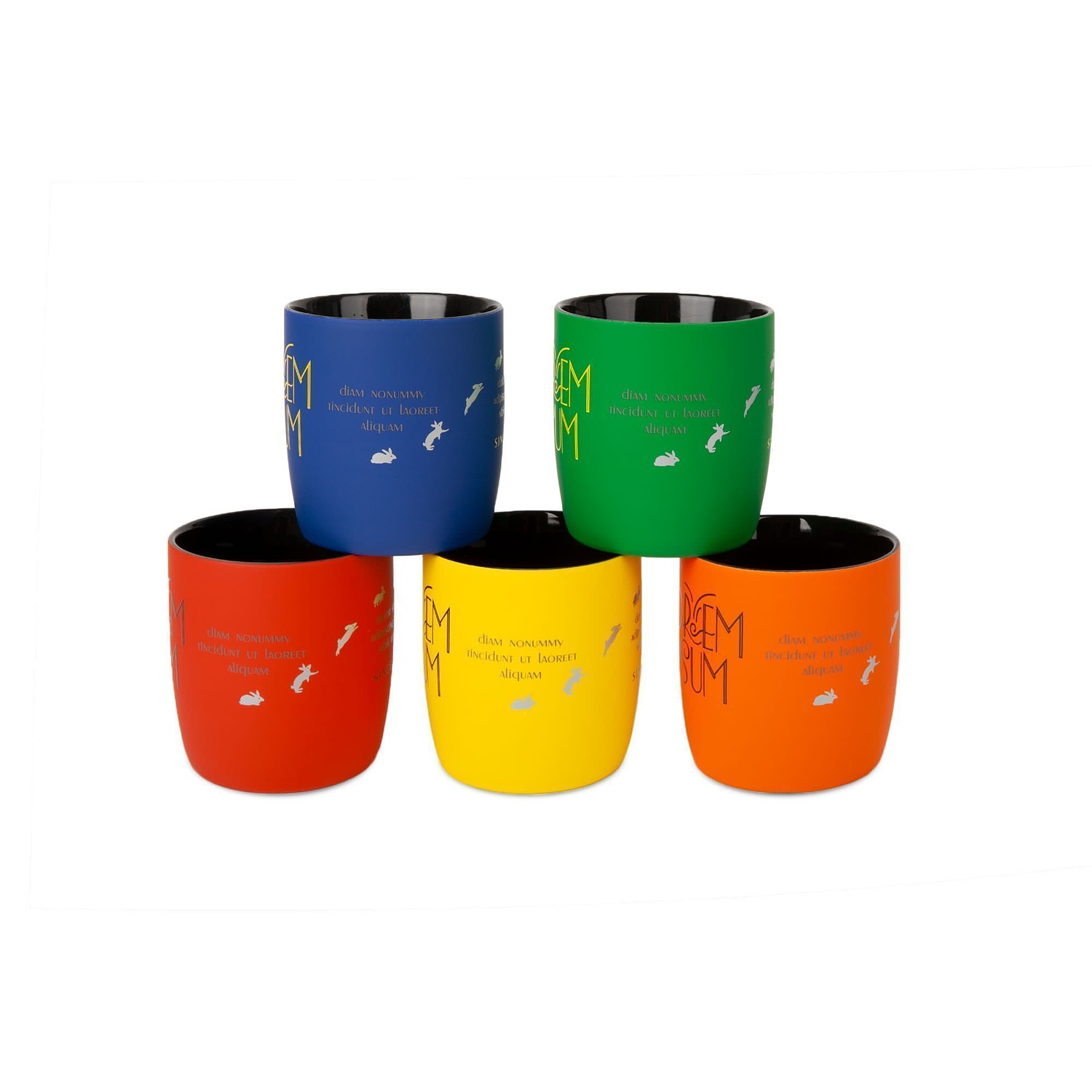 Кружка Surprise Touch Black с покрытием софт-тач, синяя с логотипом