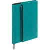 Ежедневник Grace на заказ, недатированный, бирюзовый с логотипом