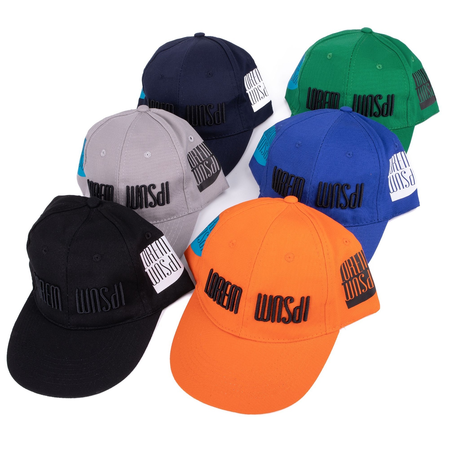 Бейсболка Apollo, ярко-зеленая с логотипом