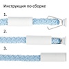 Наконечник для шнурка Nozzle, белый с логотипом