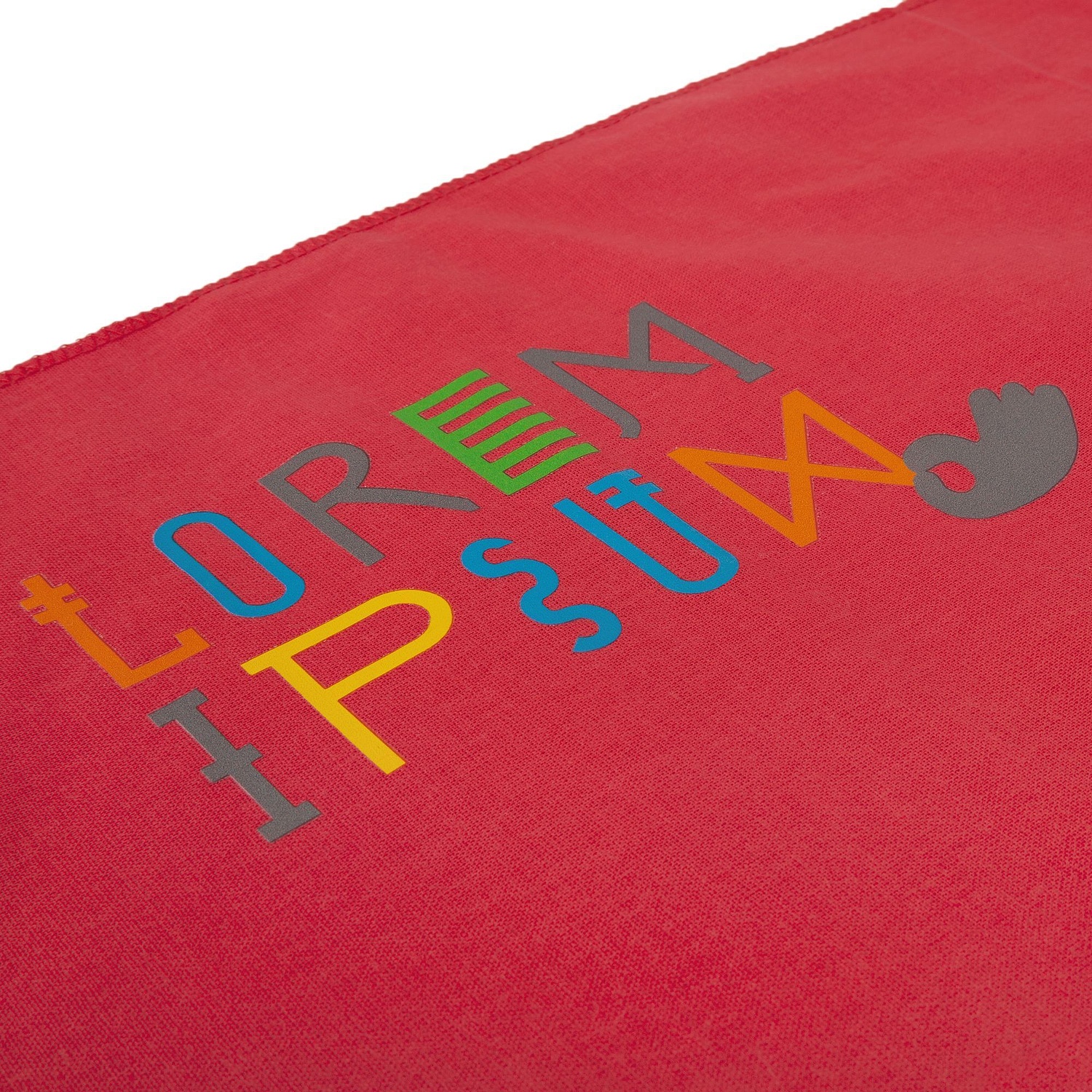 Бандана Overhead, красная с логотипом