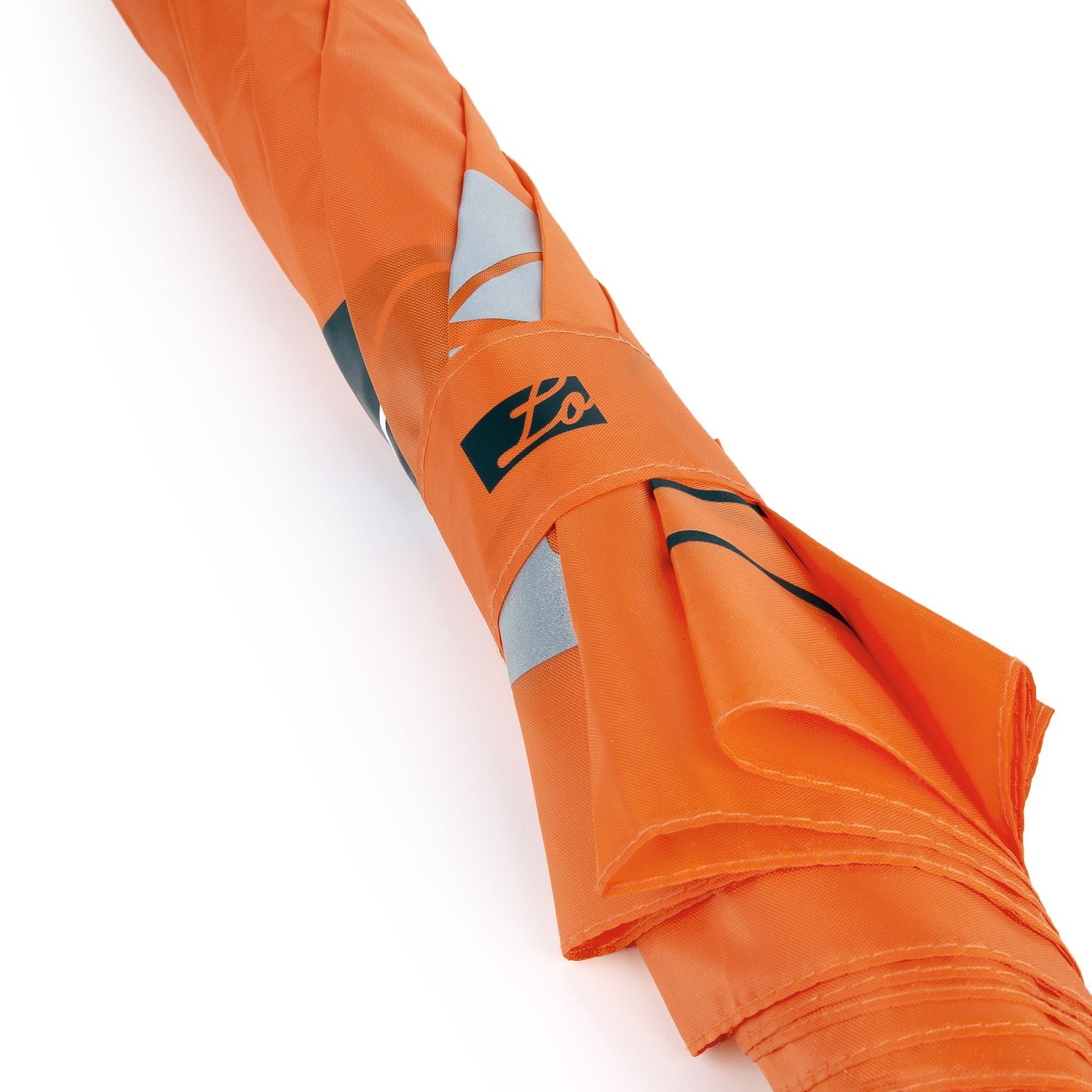 Зонт-трость Promo, оранжевый с логотипом