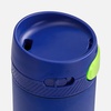 Термостакан X1 с цветной кнопкой, синий с желтым