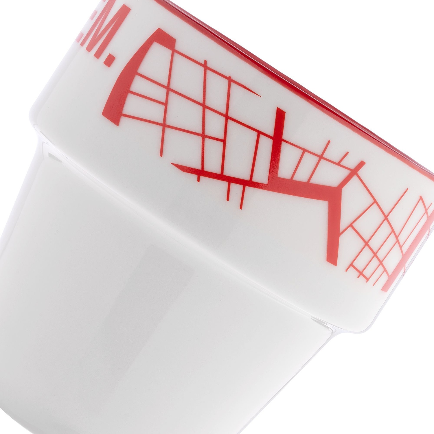 Кружка Inset, красная с логотипом