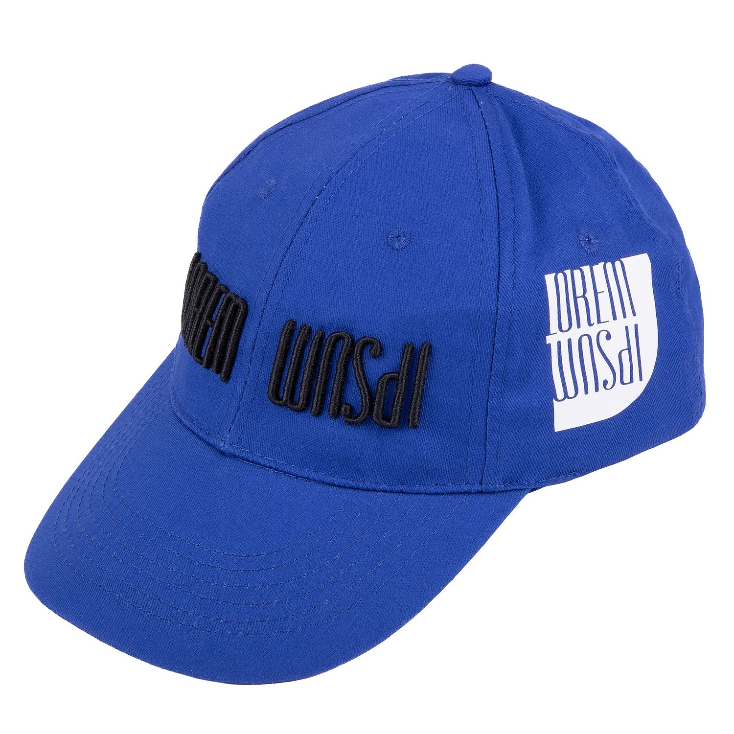 Бейсболка Apollo, ярко-синяя с логотипом