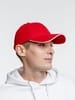 Бейсболка Spiker, красная с белым с логотипом