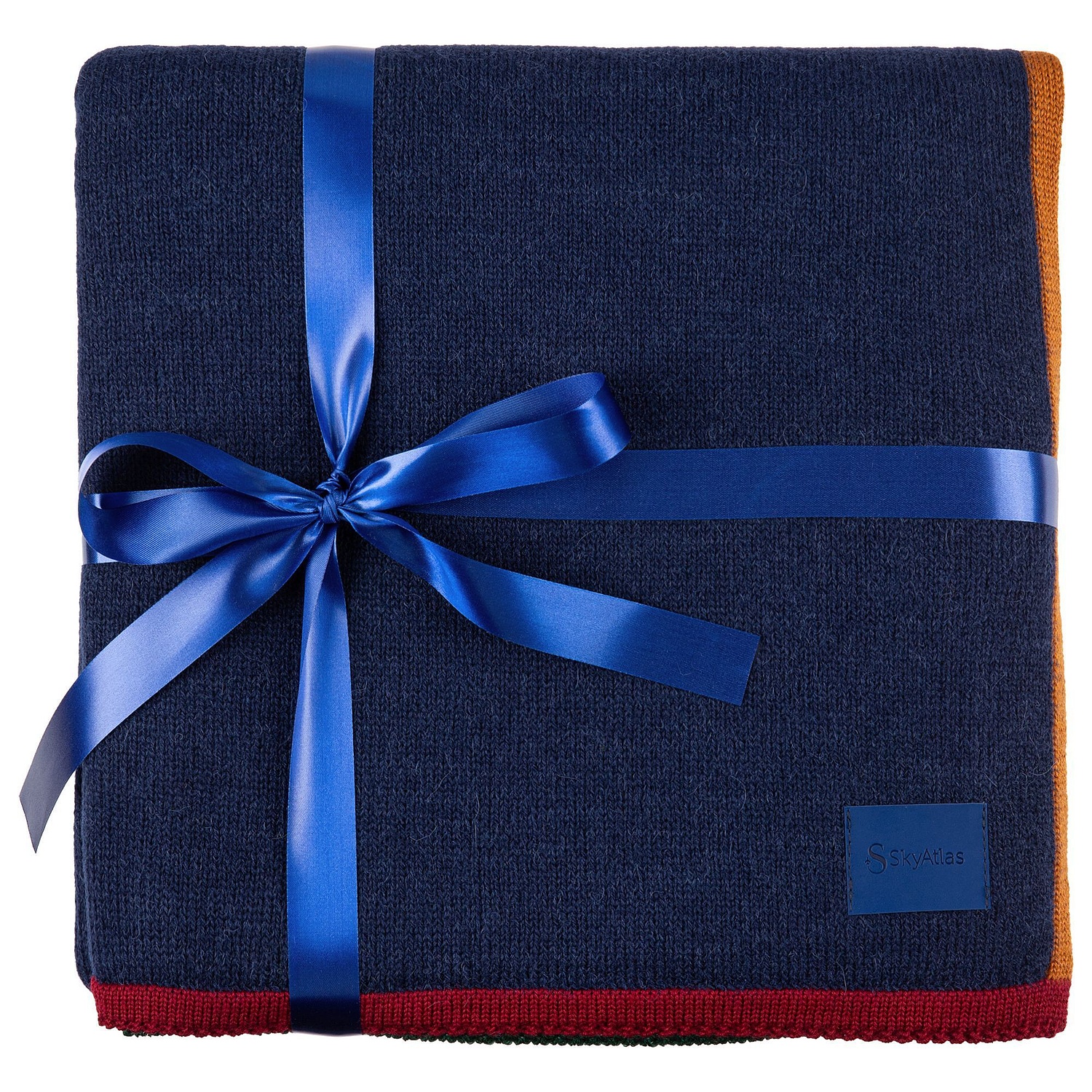 Лента сатиновая Satin 20 XXL, оранжевая, 240 см с логотипом