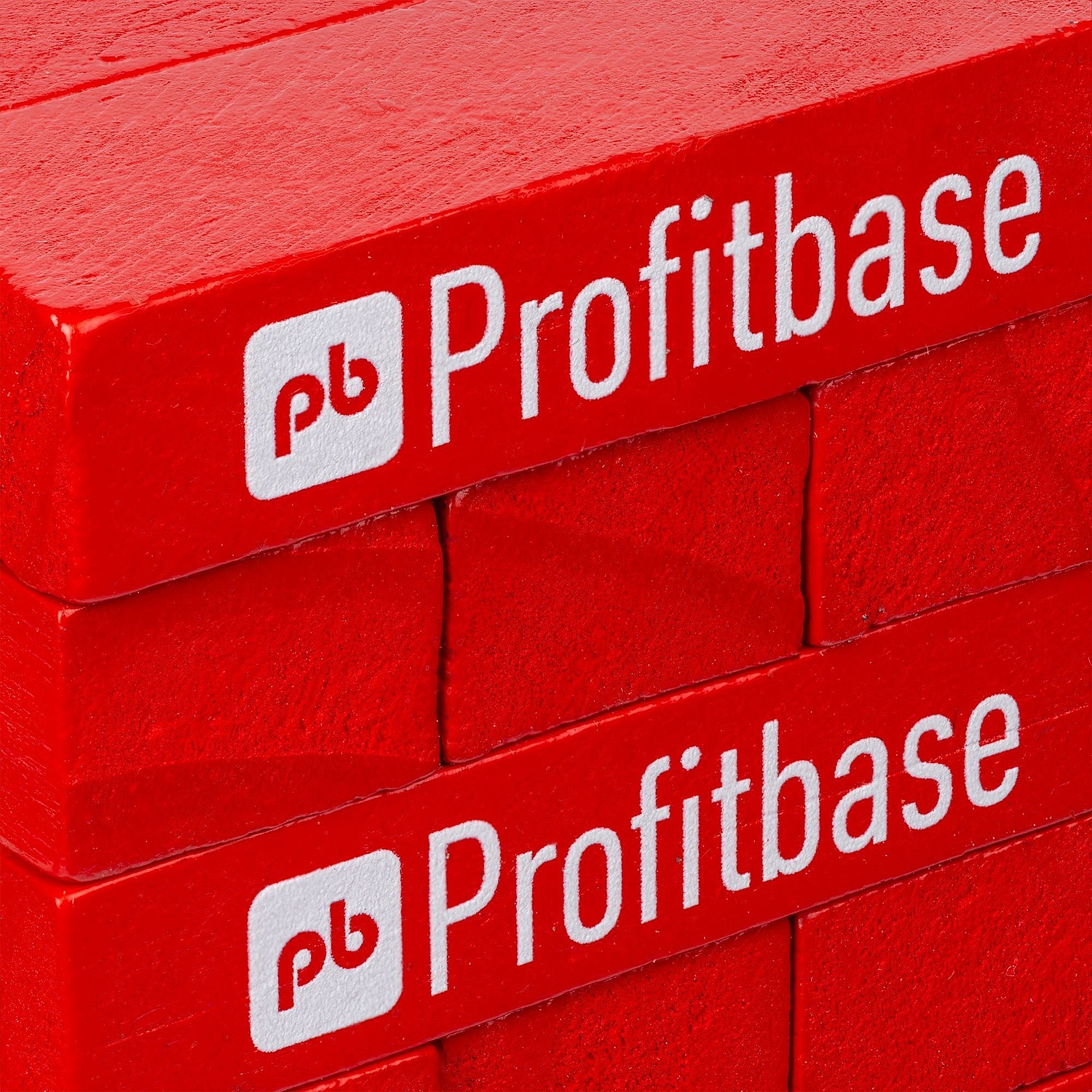 Игра «Деревянная башня мини», красная