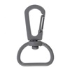 Застежка-карабин Snap Hook, M, серая с логотипом