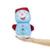 Подушка декоративная FrostyLove на заказ, снеговик с логотипом