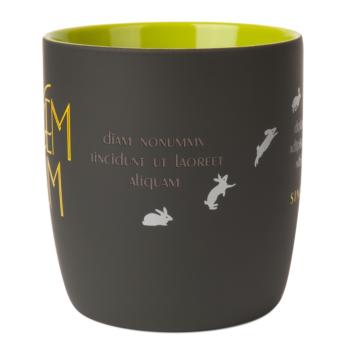 Кружка Surprise Touch с покрытием софт-тач, зеленое яблоко с логотипом