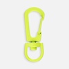 Застежка-карабин Snap Hook, S, желтый неон с логотипом