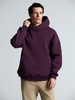 Худи Kulonga Oversize, фиолетовое с логотипом