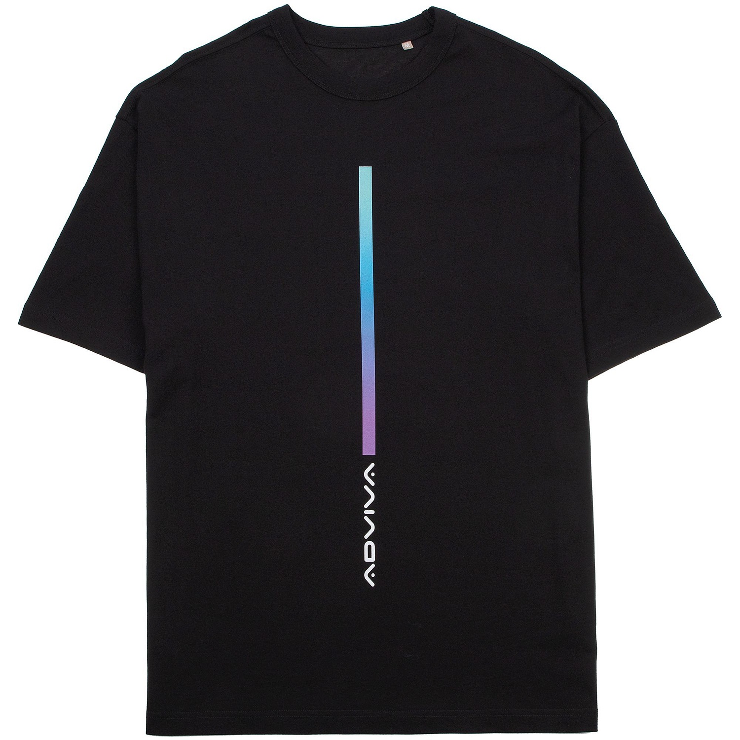 Футболка оверсайз мужская Boxy Men, черная с логотипом