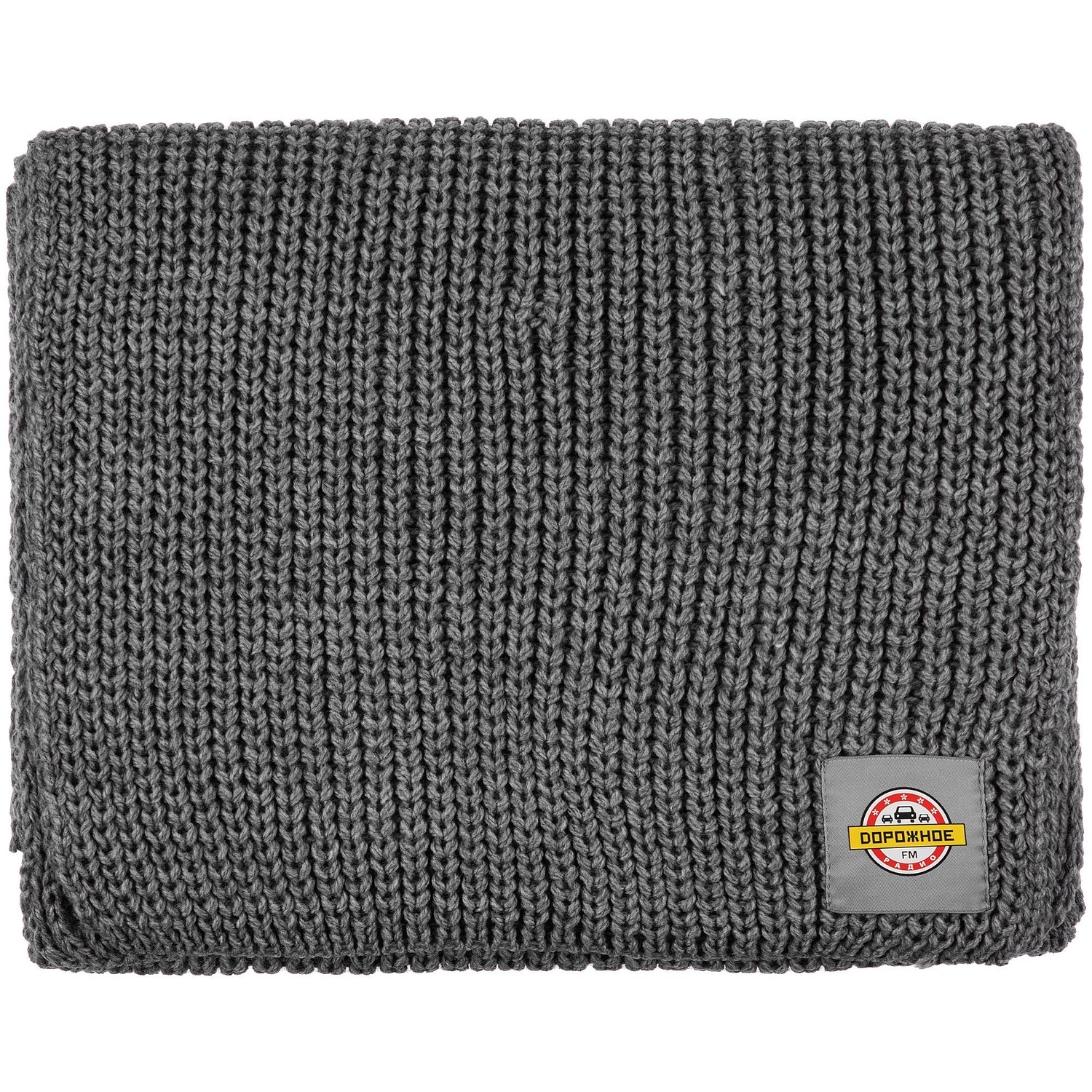 Шарф Nordkyn, серый с логотипом