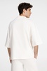 Футболка оверсайз унисекс T9, молочно-белая, размер XL/XXL
