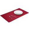 Дорожка сервировочная Settle In, красная с логотипом