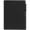 Ежедневник Flexpen Black, недатированный, черный с красным с логотипом