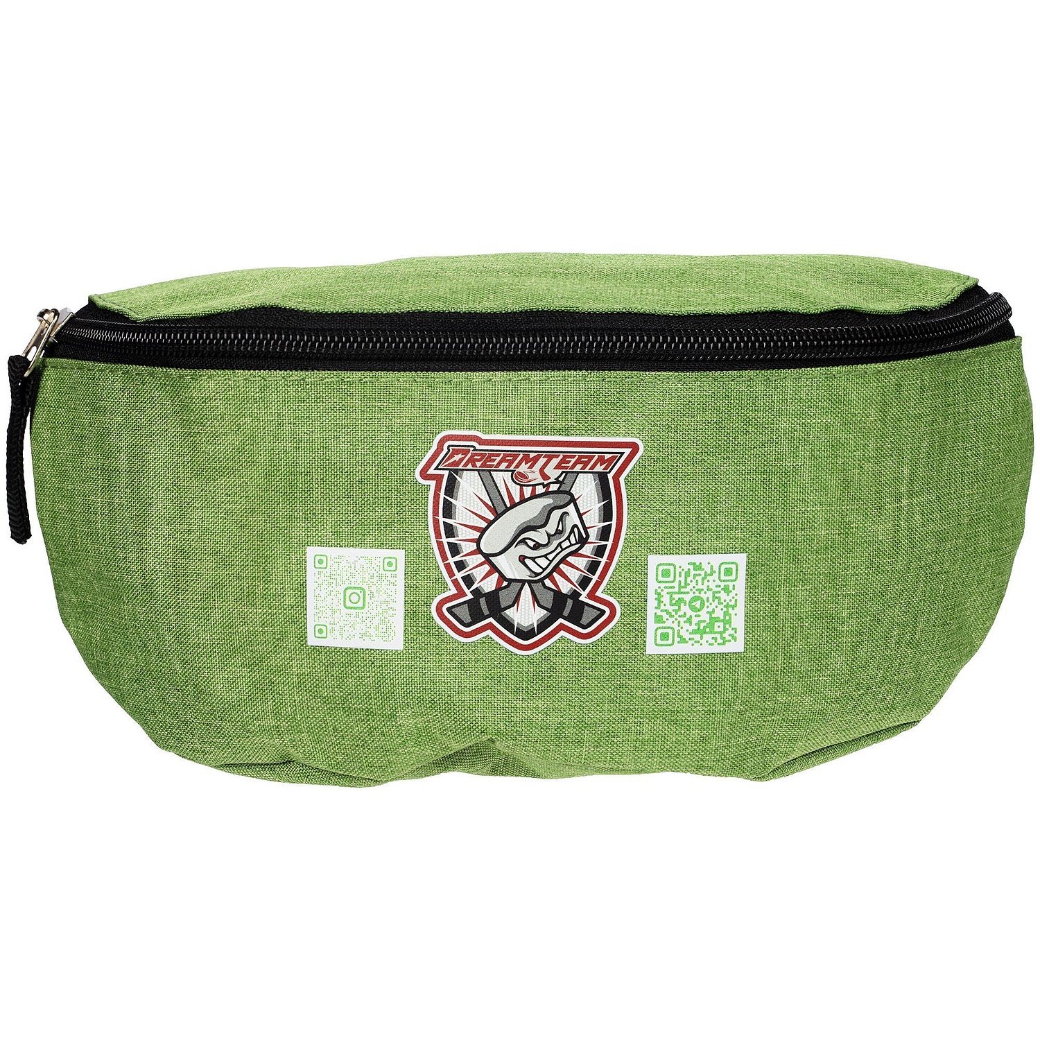 Поясная сумка Handy Dandy, зеленая с логотипом