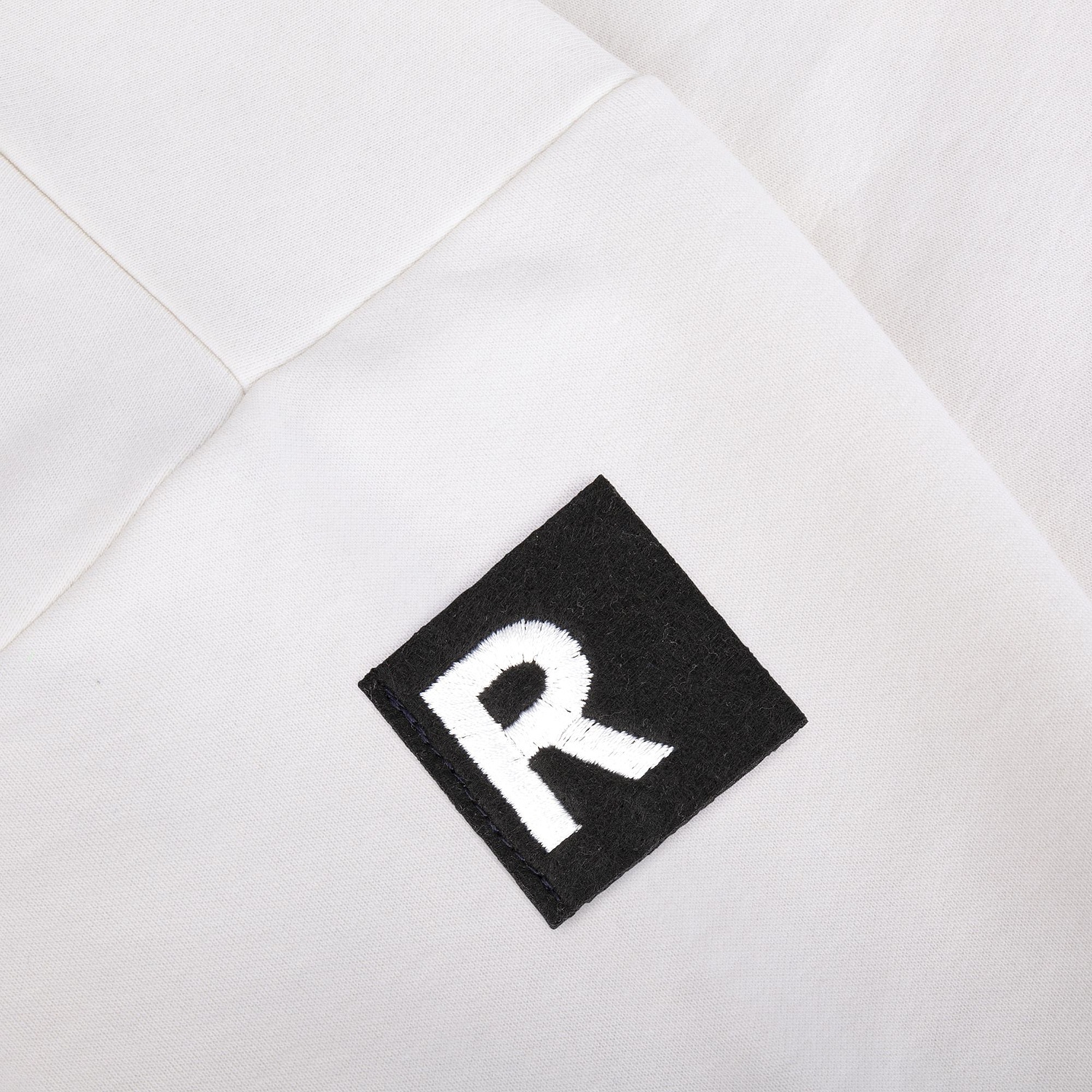 Толстовка унисекс H3, молочно-белая с логотипом