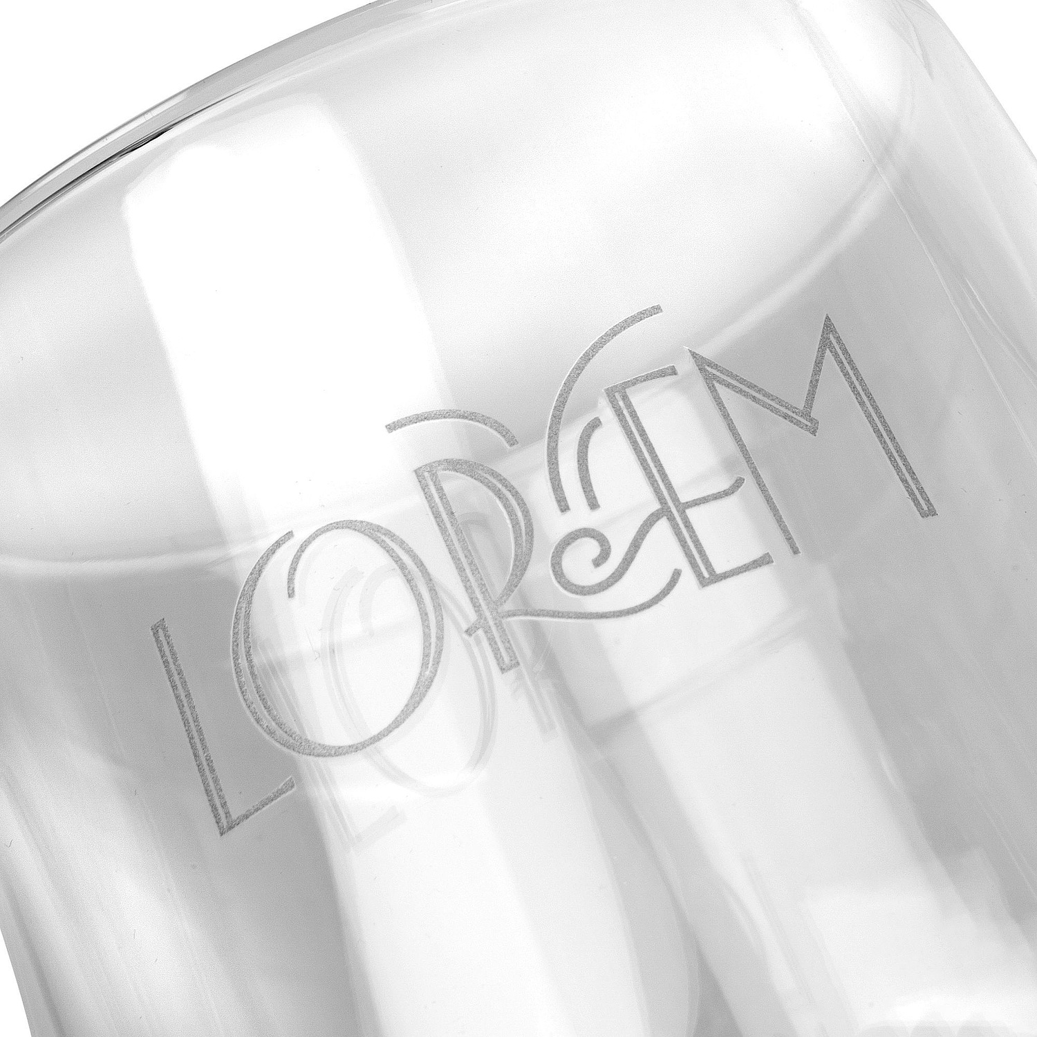 Чашка с двойными стенками Glass First с логотипом