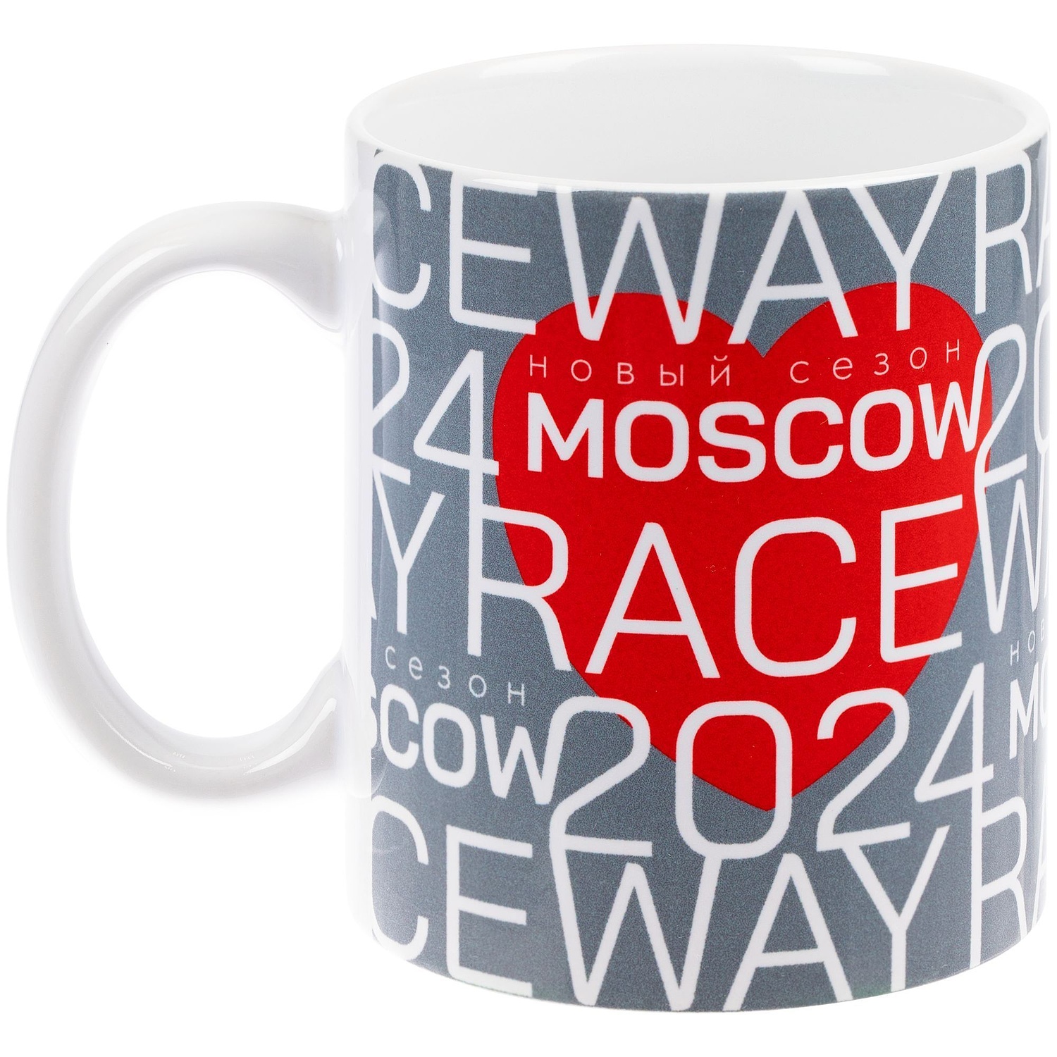 Кружка для сублимационной печати Sprat, стандарт A, белая с логотипом