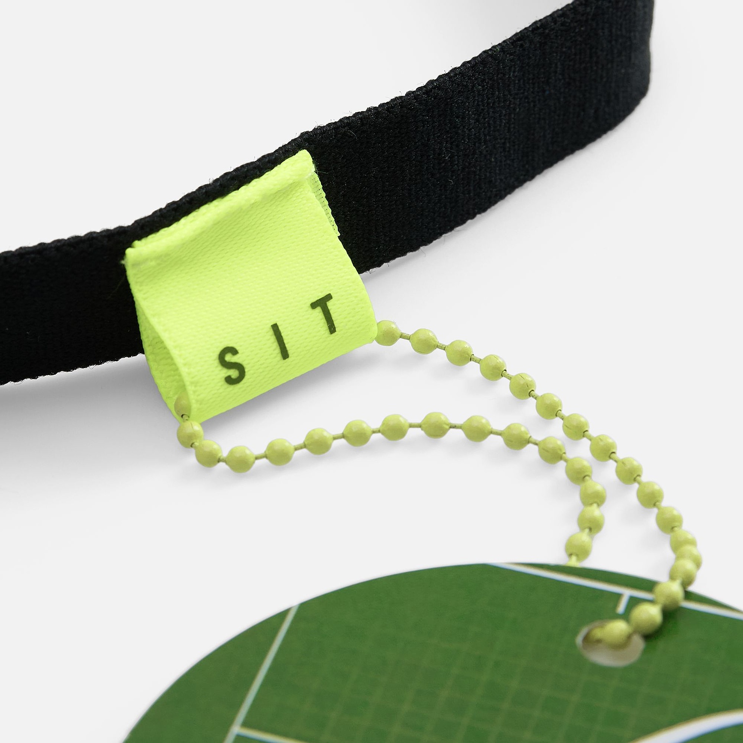 Лейбл тканевый Epsilon, XXS, желтый неон