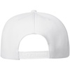 Бейсболка Snapback с прямым козырьком, белая с логотипом