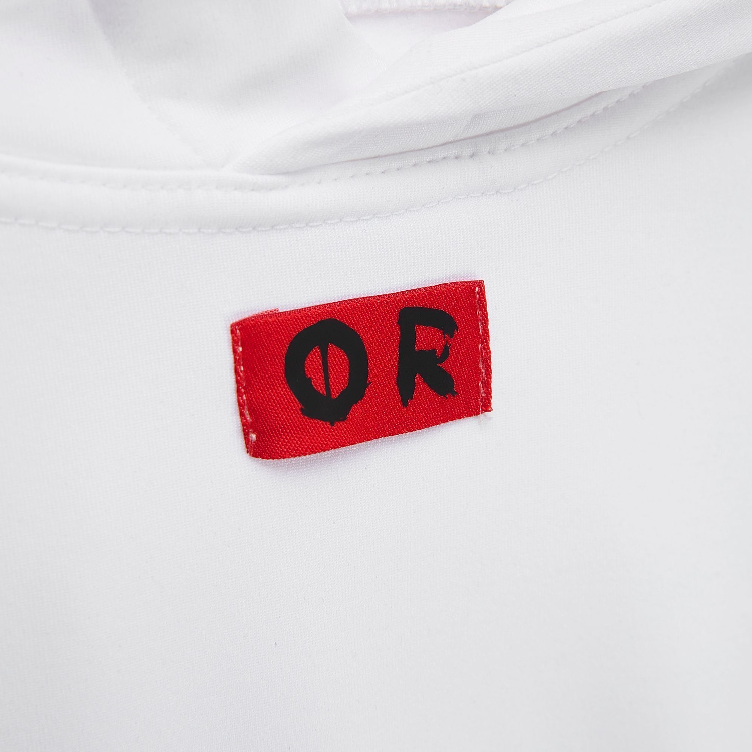 Худи унисекс Morfiss, белое с логотипом