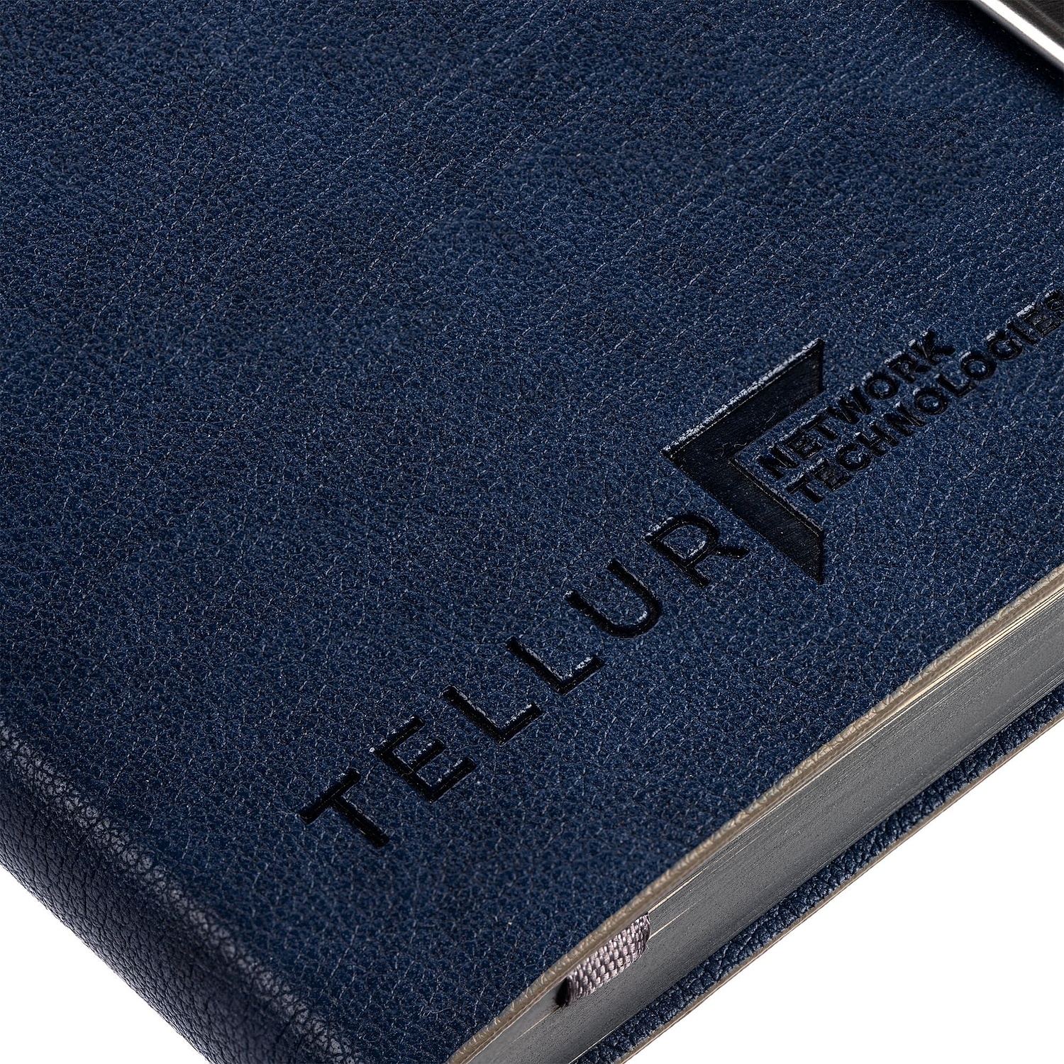 Ежедневник Petrus Flap, недатированный, синий с логотипом