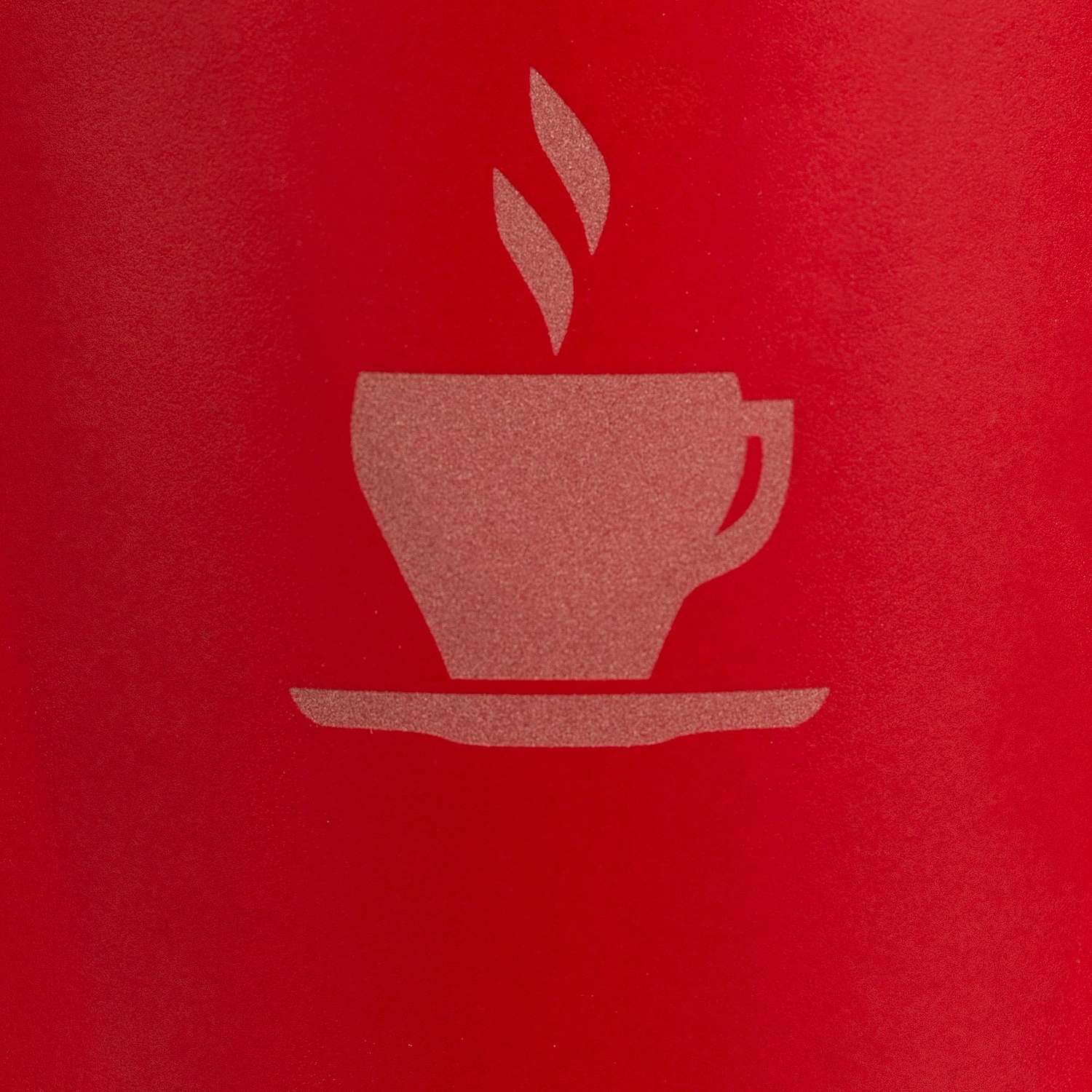 Кружка с пробковой подставкой Corky, красная